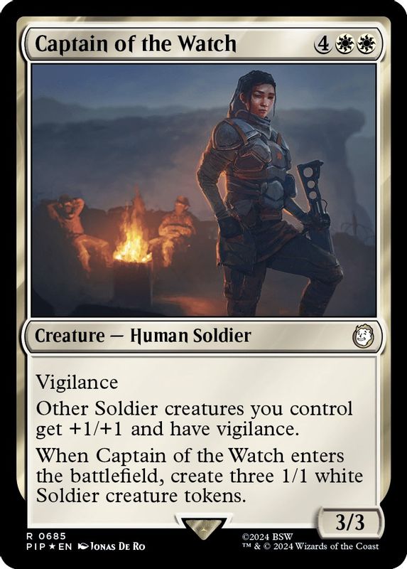 Captain of the Watch (Surge Foil) - 685 - Rare