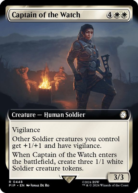 Captain of the Watch (Extended Art) - 448 - Rare