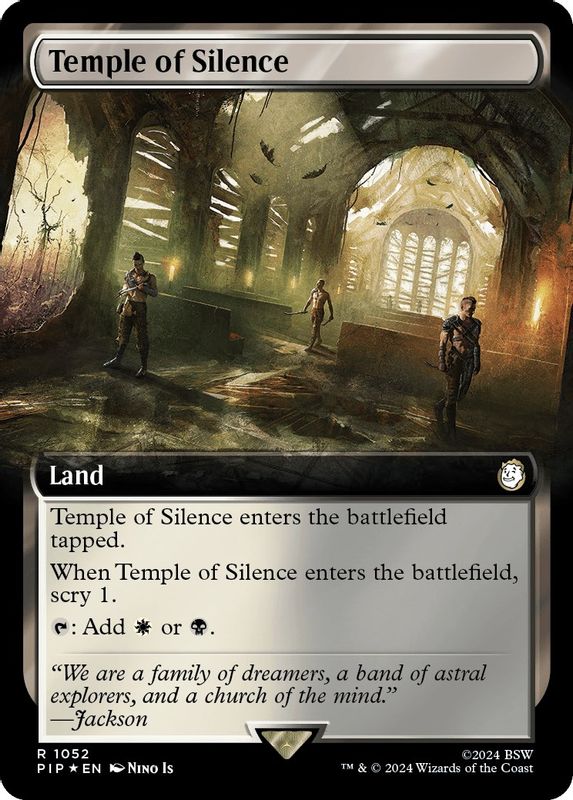 Temple of Silence (Extended Art) (Surge Foil) - 1052 - Rare