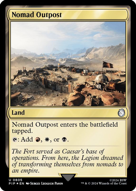 Nomad Outpost (Surge Foil) - 805 - Uncommon