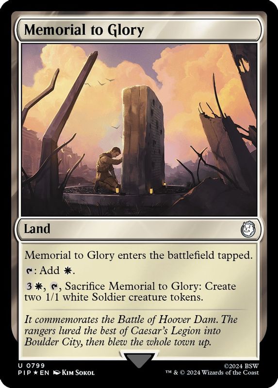 Memorial to Glory (Surge Foil) - 799 - Uncommon