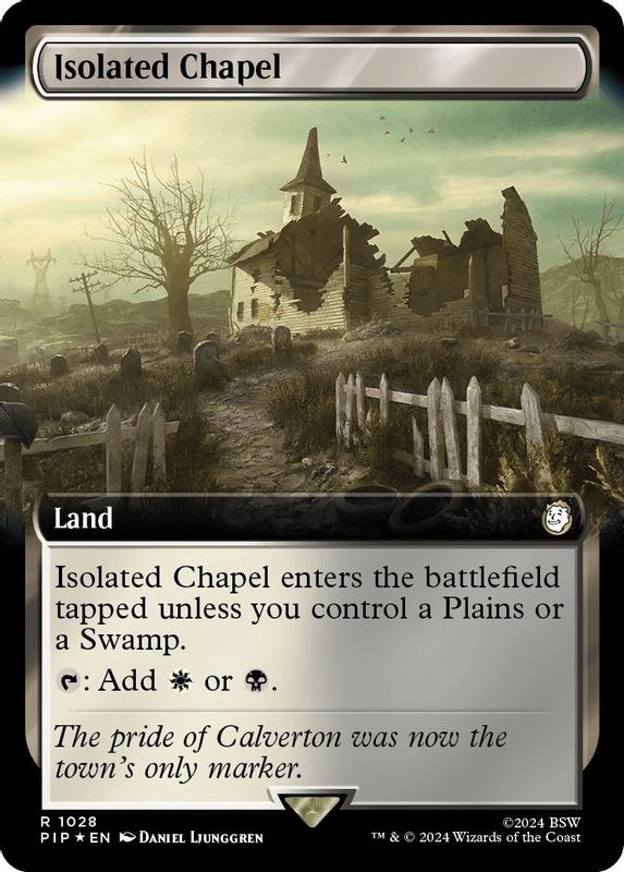 Isolated Chapel (Extended Art) (Surge Foil) - 1028 - Rare