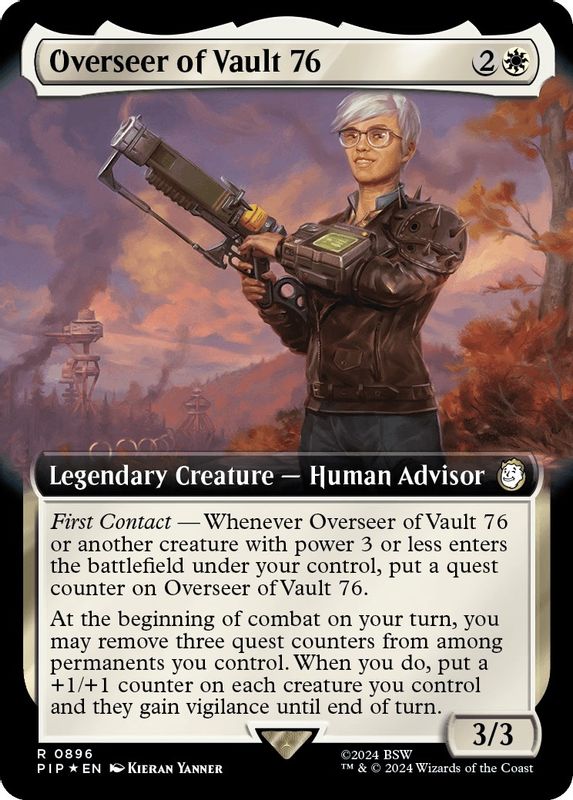 Overseer of Vault 76 (Extended Art) (Surge Foil) - 896 - Rare