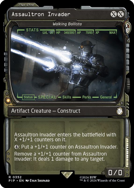 Assaultron Invader - Walking Ballista (Showcase) - 352 - Rare