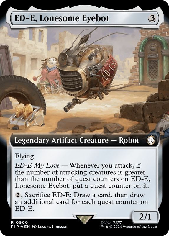 ED-E, Lonesome Eyebot (Extended Art) (Surge Foil) - 960 - Rare