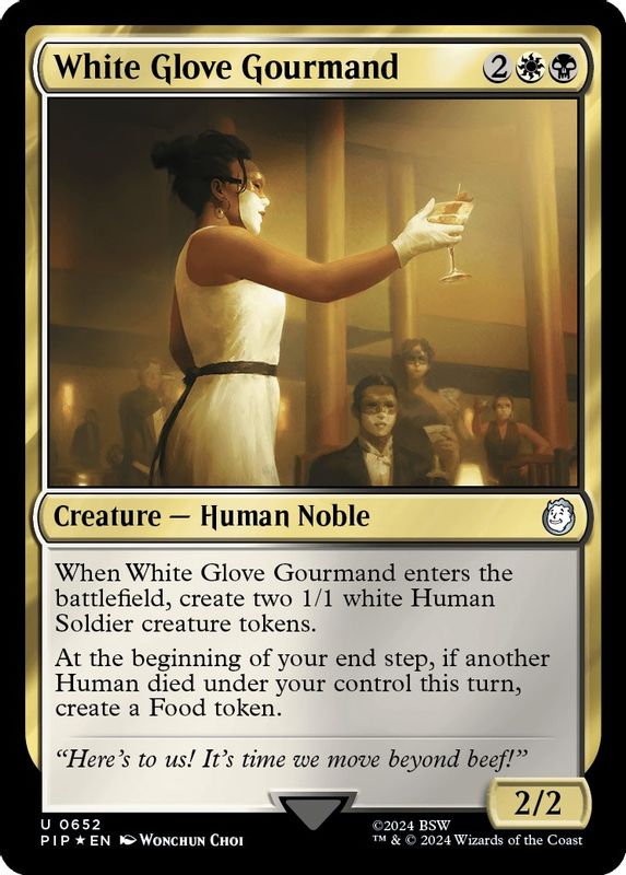 White Glove Gourmand (Surge Foil) - 652 - Uncommon