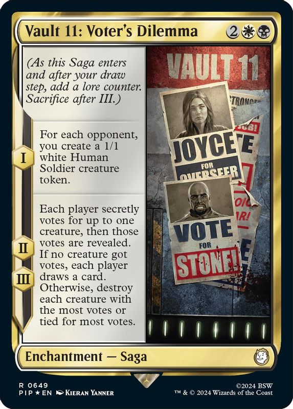 Vault 11: Voter's Dilemma (Surge Foil) - 649 - Rare