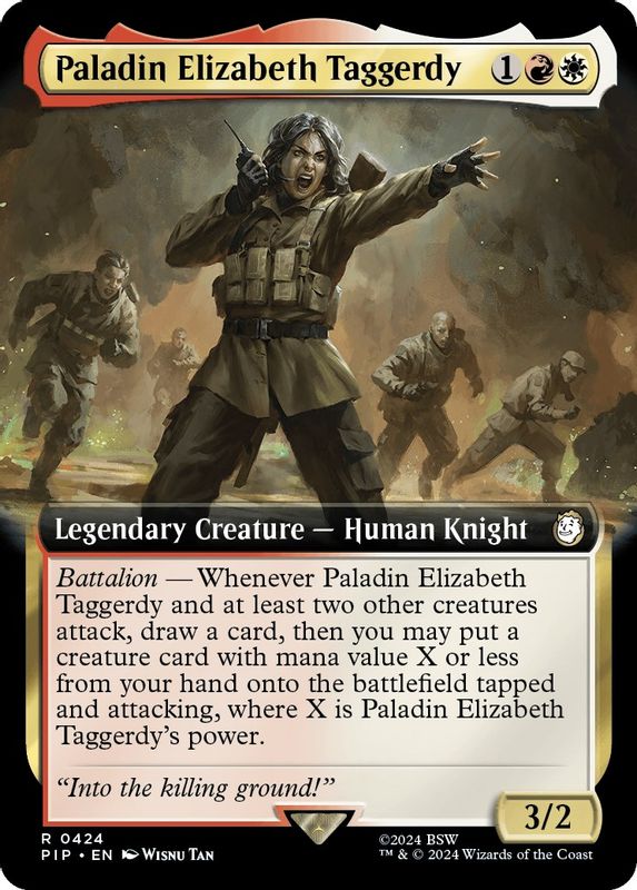 Paladin Elizabeth Taggerdy (Extended Art) - 424 - Rare