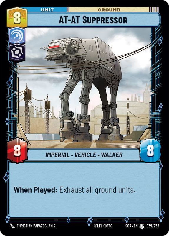 AT-AT Suppressor - 039/252 - Uncommon