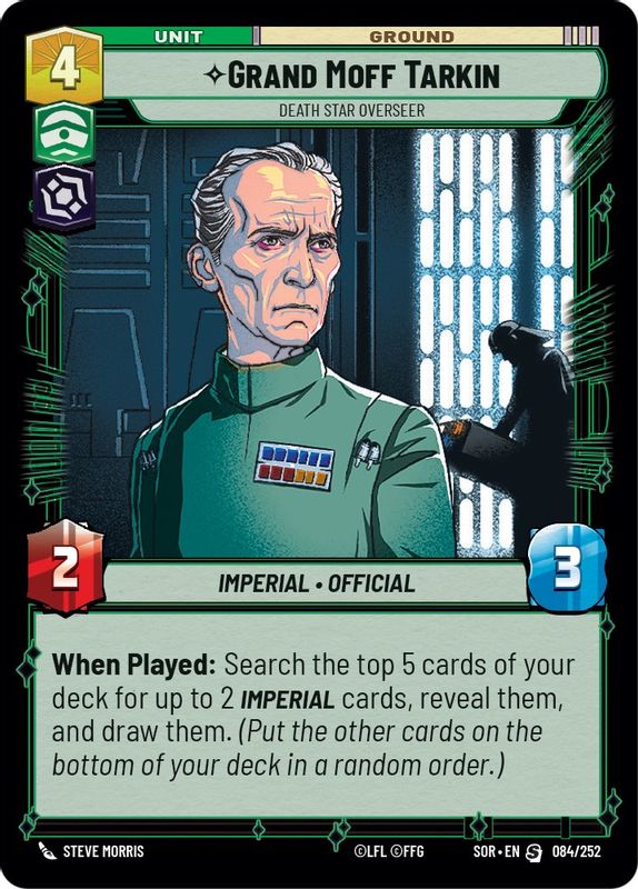 Grand Moff Tarkin - Death Star Overseer - 084/252 - Special