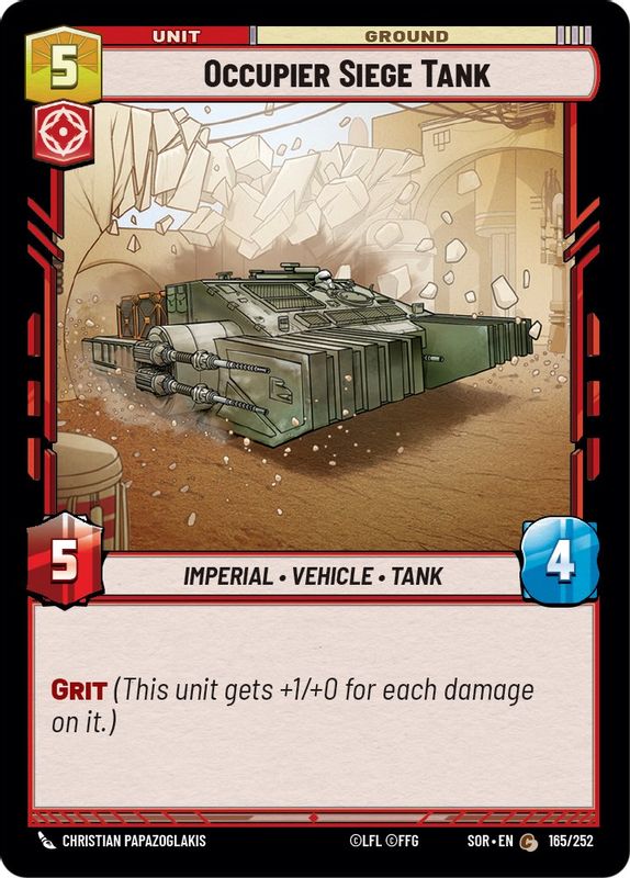 Occupier Siege Tank - 165/252 - Common