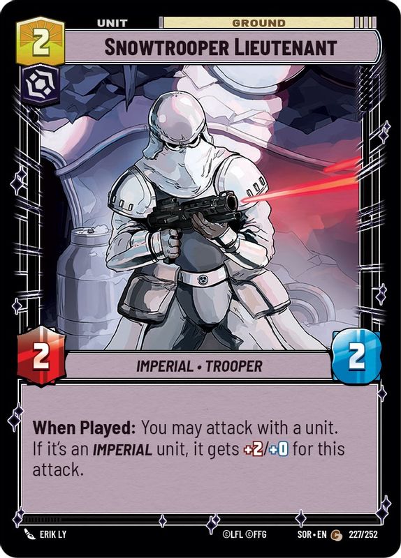 Snowtrooper Lieutenant - 227/252 - Common