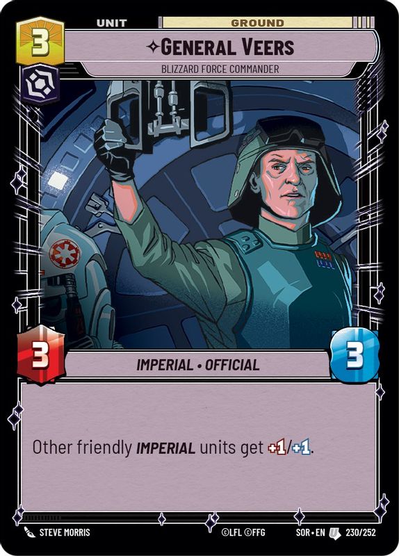 General Veers - Blizzard Force Commander - 230/252 - Uncommon