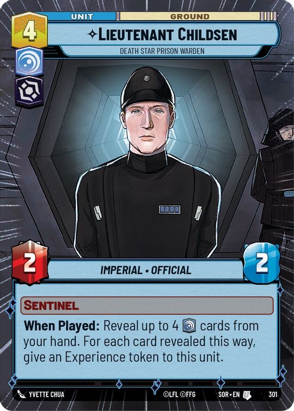 Lieutenant Childsen - Death Star Prison Warden (Hyperspace) - 301 - Uncommon