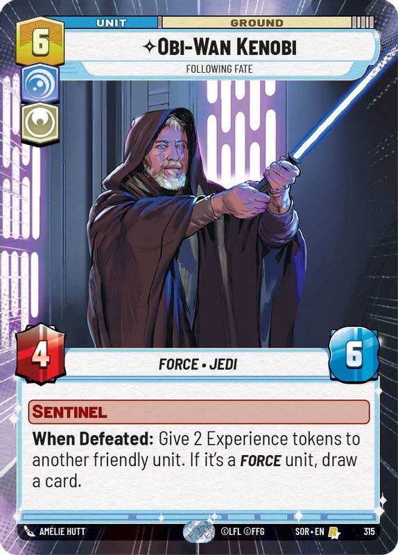 Obi-Wan Kenobi - Following Fate (Hyperspace) - 315 - Rare