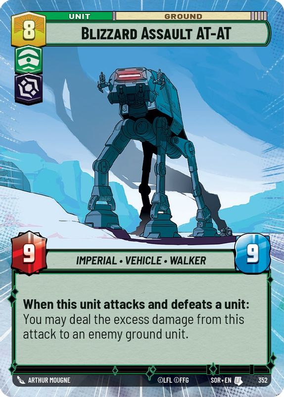 Blizzard Assault AT-AT (Hyperspace) - 352 - Uncommon