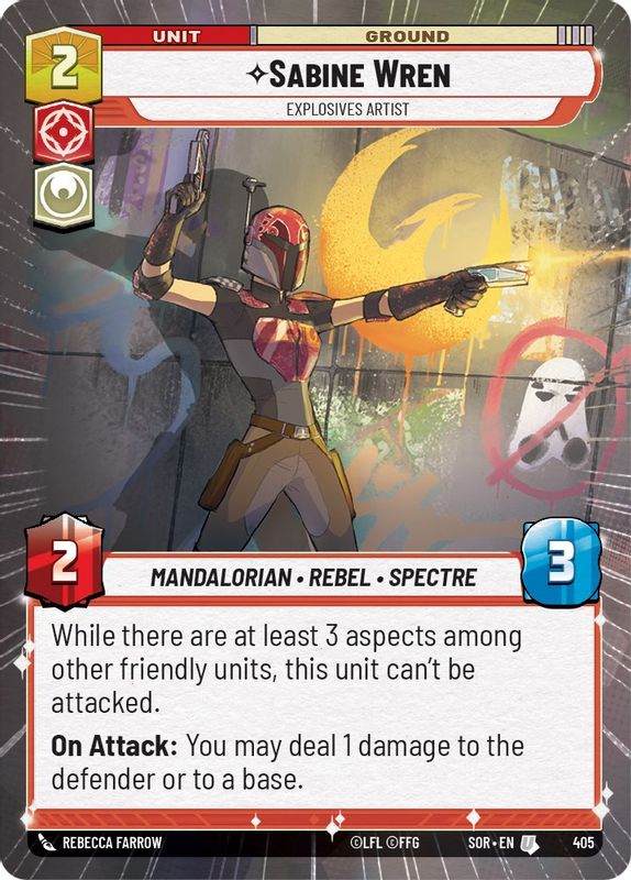 Sabine Wren - Explosives Artist (Hyperspace) - 405 - Uncommon