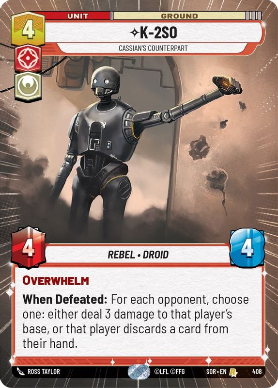 K-2SO - Cassian's Counterpart (Hyperspace) - 408 - Rare