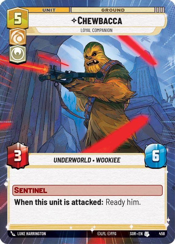 Chewbacca - Loyal Companion (Hyperspace) - 458 - Uncommon