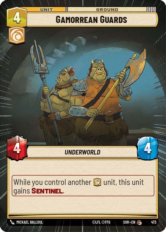 Gamorrean Guards (Hyperspace) - 473 - Common