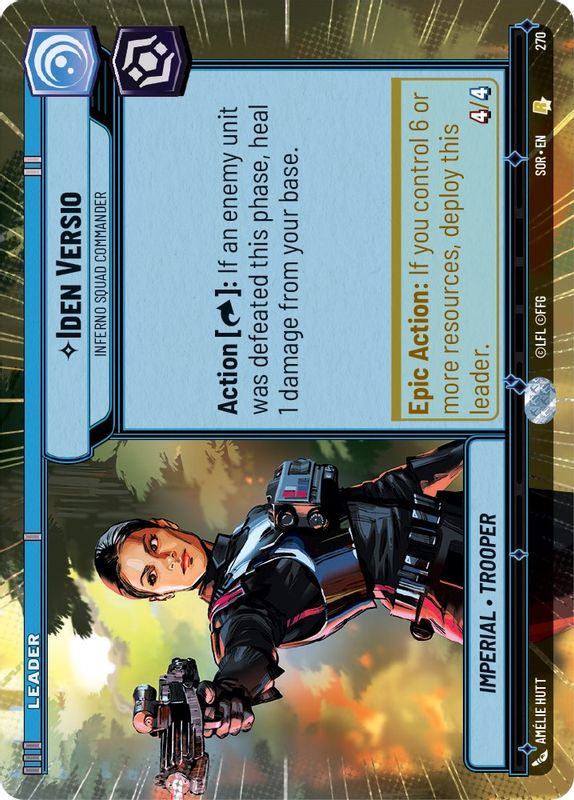 Iden Versio - Inferno Squad Commander (Hyperspace) - 270 - Rare