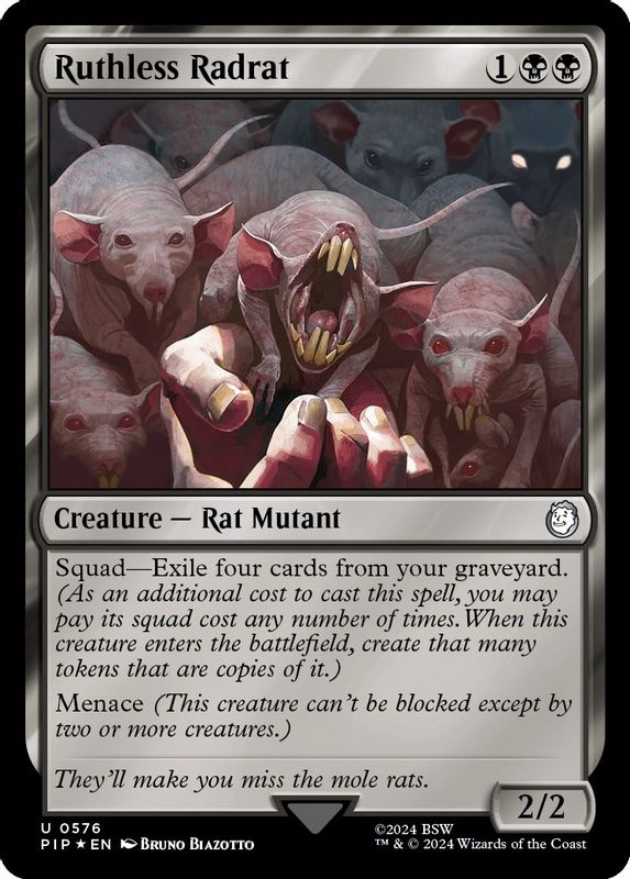 Ruthless Radrat (Surge Foil) - 576 - Uncommon