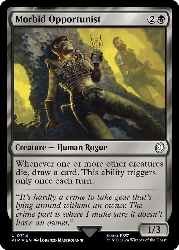 Morbid Opportunist (Surge Foil) - 714 - Uncommon