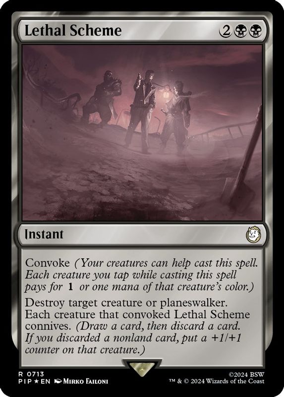 Lethal Scheme (Surge Foil) - 713 - Rare