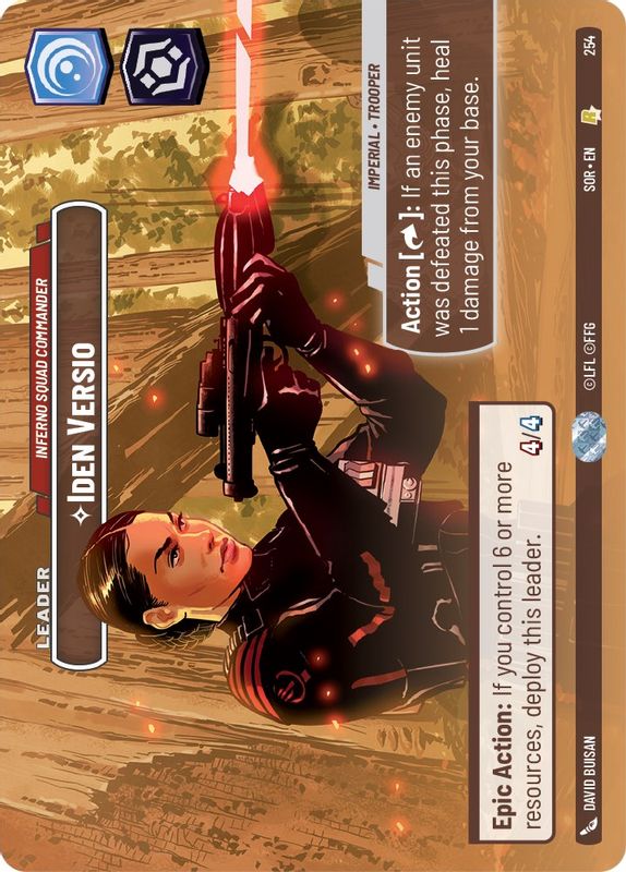 Iden Versio - Inferno Squad Commander (Showcase) - 254 - Rare