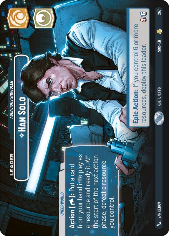 Han Solo - Audacious Smuggler (Showcase) - 267 - Rare