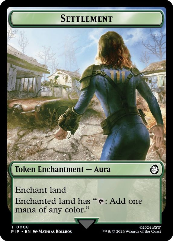 Settlement // Human Soldier Double-Sided Token - 8 // 3 - Token