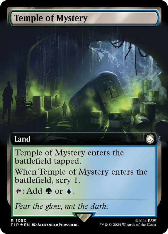 Temple of Mystery (Extended Art) (Surge Foil) - 1050 - Rare