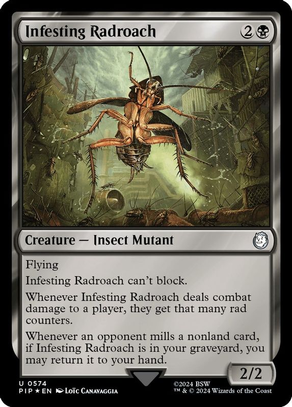 Infesting Radroach (Surge Foil) - 574 - Uncommon