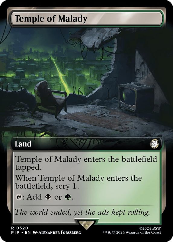 Temple of Malady (Extended Art) - 520 - Rare