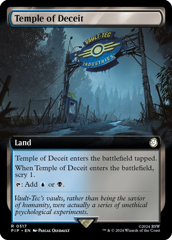 Temple of Deceit (Extended Art) - 517 - Rare