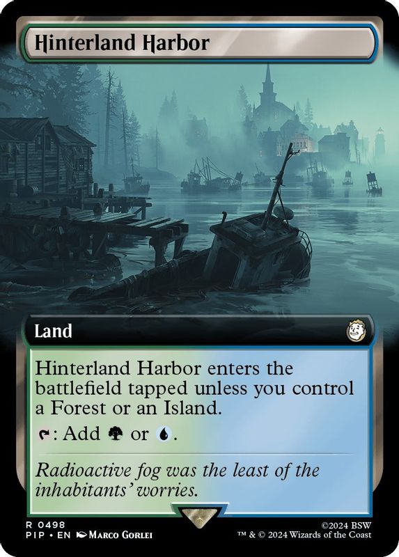 Hinterland Harbor (Extended Art) - 498 - Rare