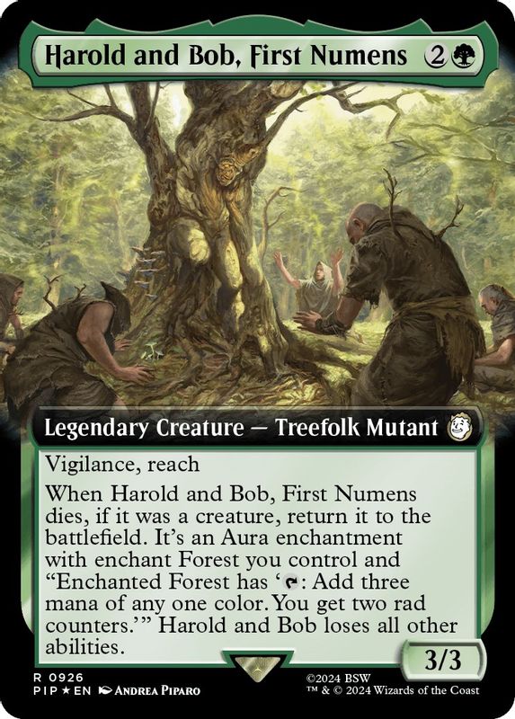 Harold and Bob, First Numens (Extended Art) (Surge Foil) - 926 - Rare