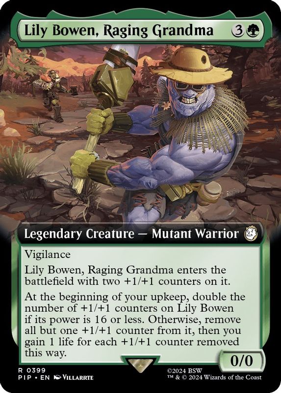 Lily Bowen, Raging Grandma (Extended Art) - 399 - Rare