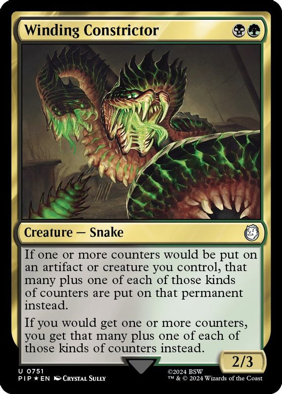 Winding Constrictor (Surge Foil) - 751 - Uncommon