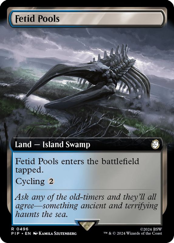 Fetid Pools (Extended Art) - 496 - Rare