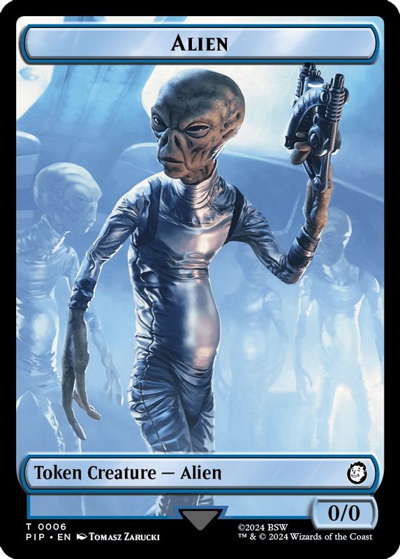 Alien // Clue Double-Sided Token - 6 // 11 - Token