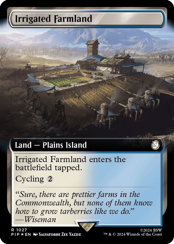 Irrigated Farmland (Extended Art) (Surge Foil) - 1027 - Rare