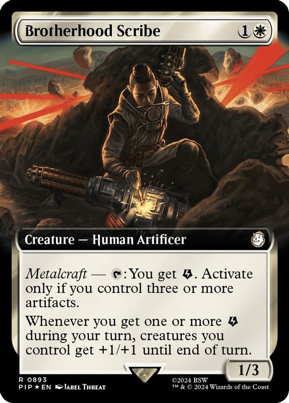 Brotherhood Scribe (Extended Art) (Surge Foil) - 893 - Rare