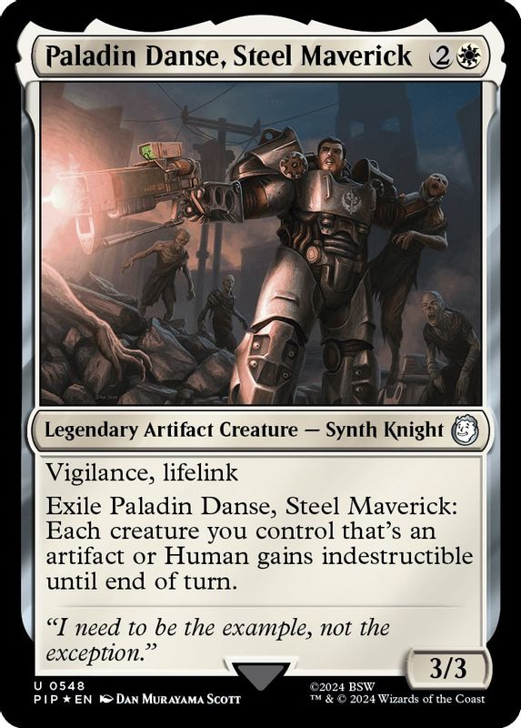 Paladin Danse, Steel Maverick (Surge Foil) - 548 - Common