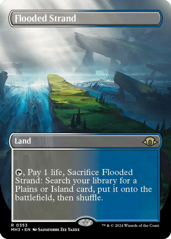 Flooded Strand (Borderless) - 353 - Rare