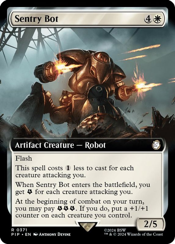 Sentry Bot (Extended Art) - 371 - Rare