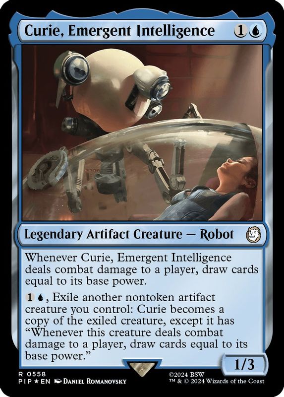 Curie, Emergent Intelligence (Surge Foil) - 558 - Rare