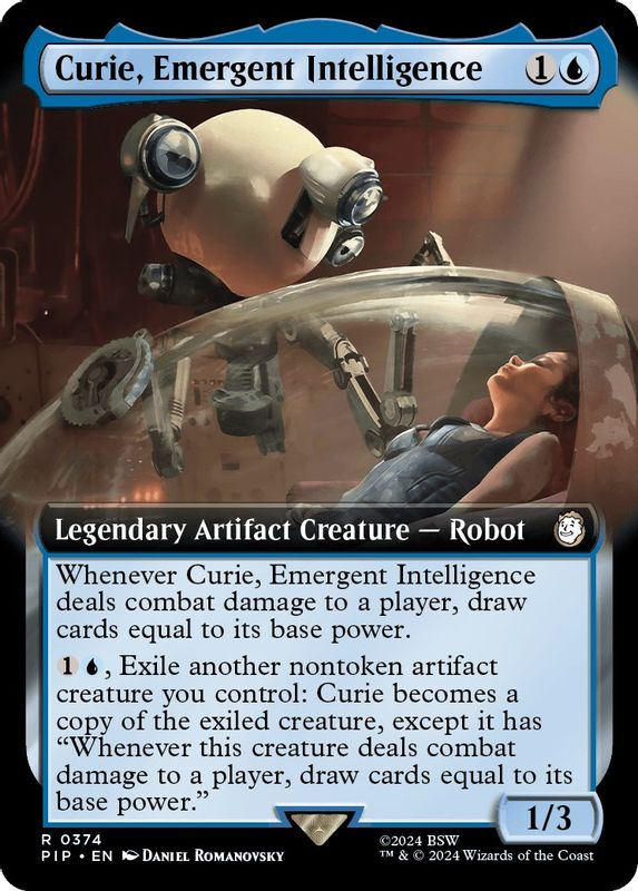 Curie, Emergent Intelligence (Extended Art) - 374 - Rare