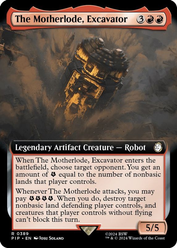 The Motherlode, Excavator (Extended Art) - 389 - Rare