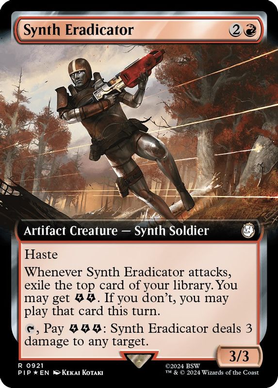 Synth Eradicator (Extended Art) (Surge Foil) - 921 - Rare